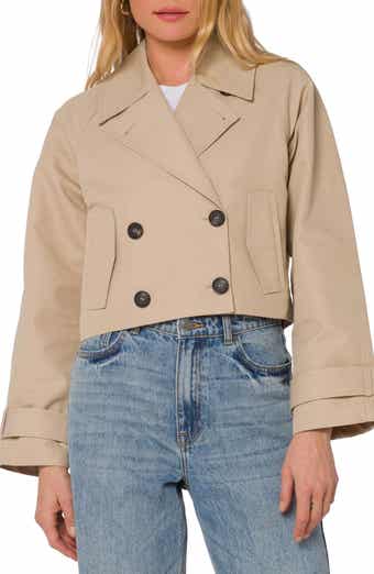 Topanga Cropped Trench Jacket