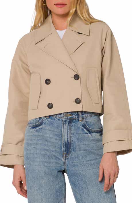 Topanga Cropped Trench Jacket