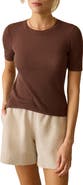 Faherty Miramar Rib Linen & Organic Cotton T-Shirt
