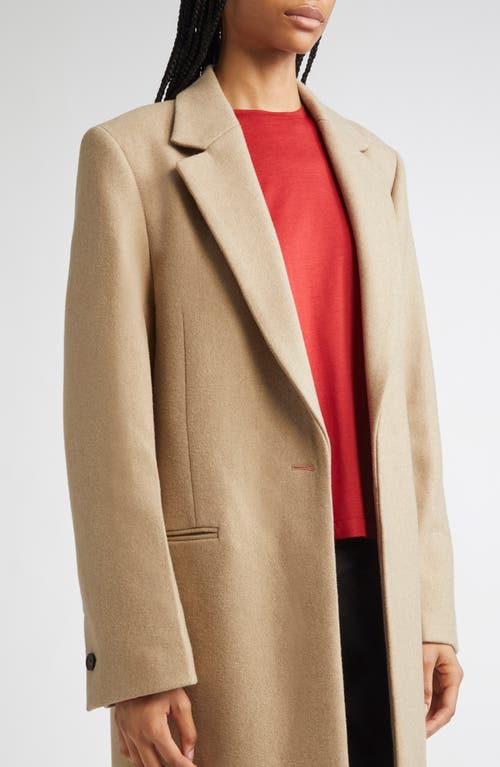 Totême Toteme Classic Wool Blend Coat In Brown