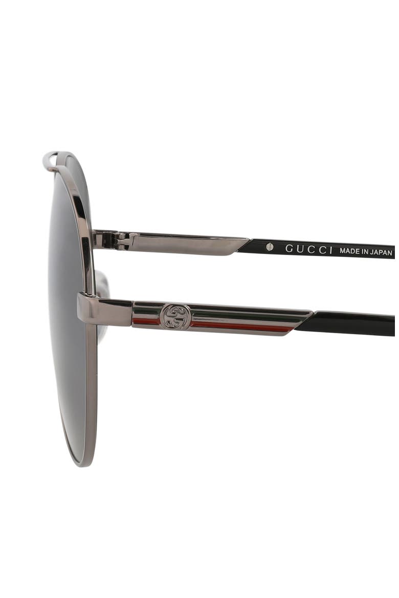 61mm Navigator Sunglasses, Alternate, color, RUTHENIUM BLACK GREY