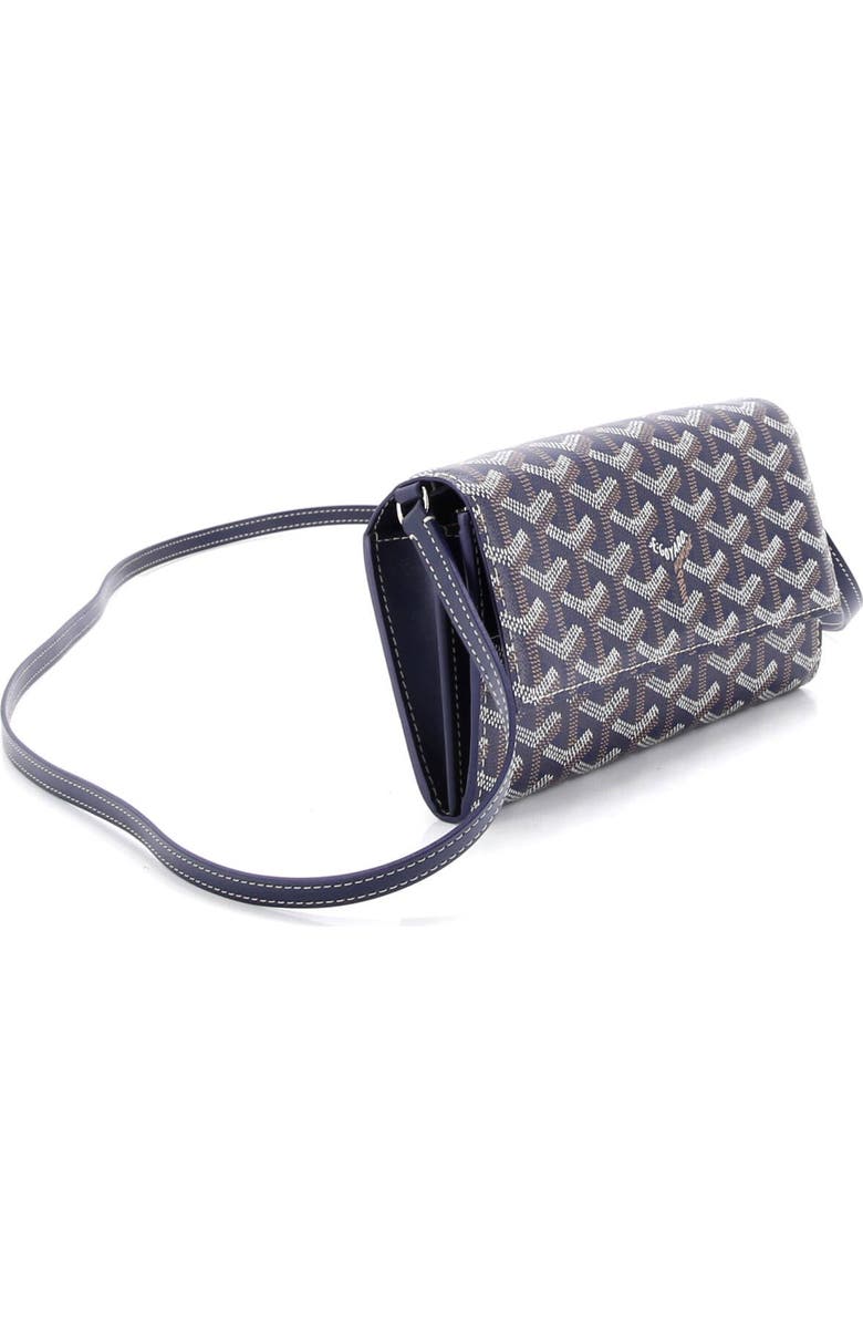 Pre-Owned Goyard Varenne Continental Wallet with Strap Coated Canvas, Alternate, color,