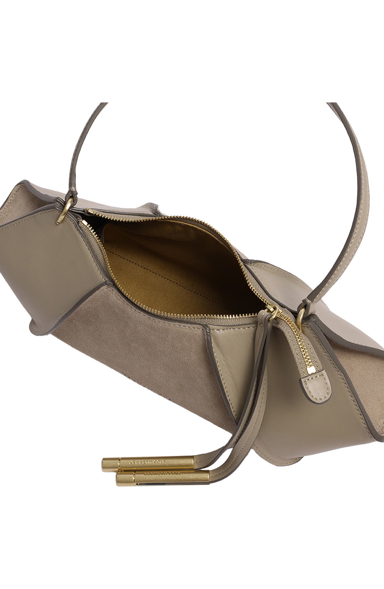 Crosby Leather Shoulder Bag, Alternate, color, TAUPE