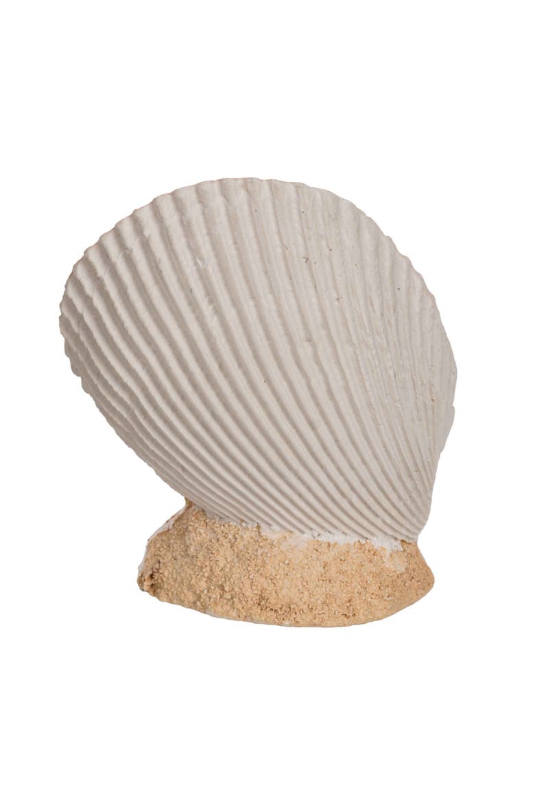 Seahorse In Seashell Figurine, Alternate, color, Red