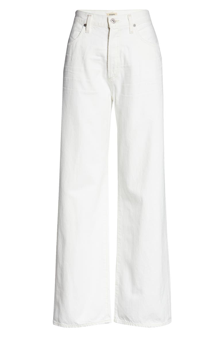 Flavie High Waist Trouser Jeans, Alternate, color, IDYLL