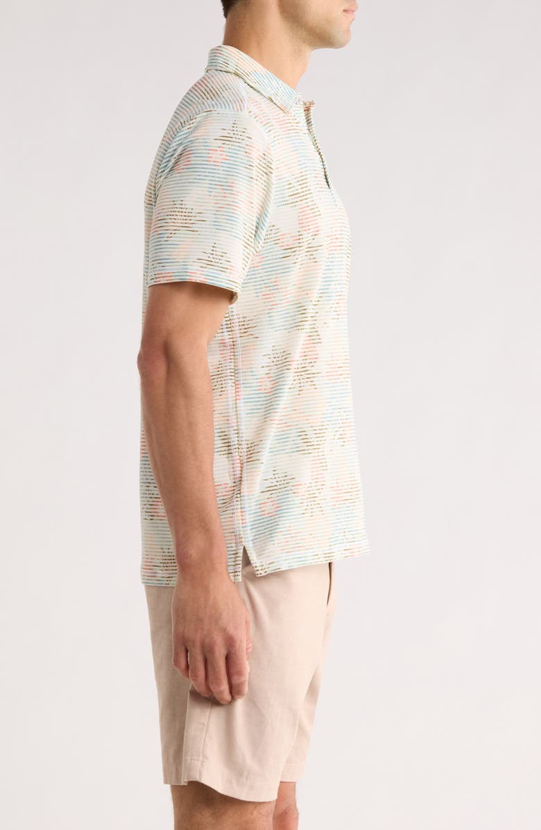 Tommy Bahama Costa Wave Palm Azul Seersucker Stripe IslandZone<sup>®</sup> Polo, Alternate, color, Light Rosemary