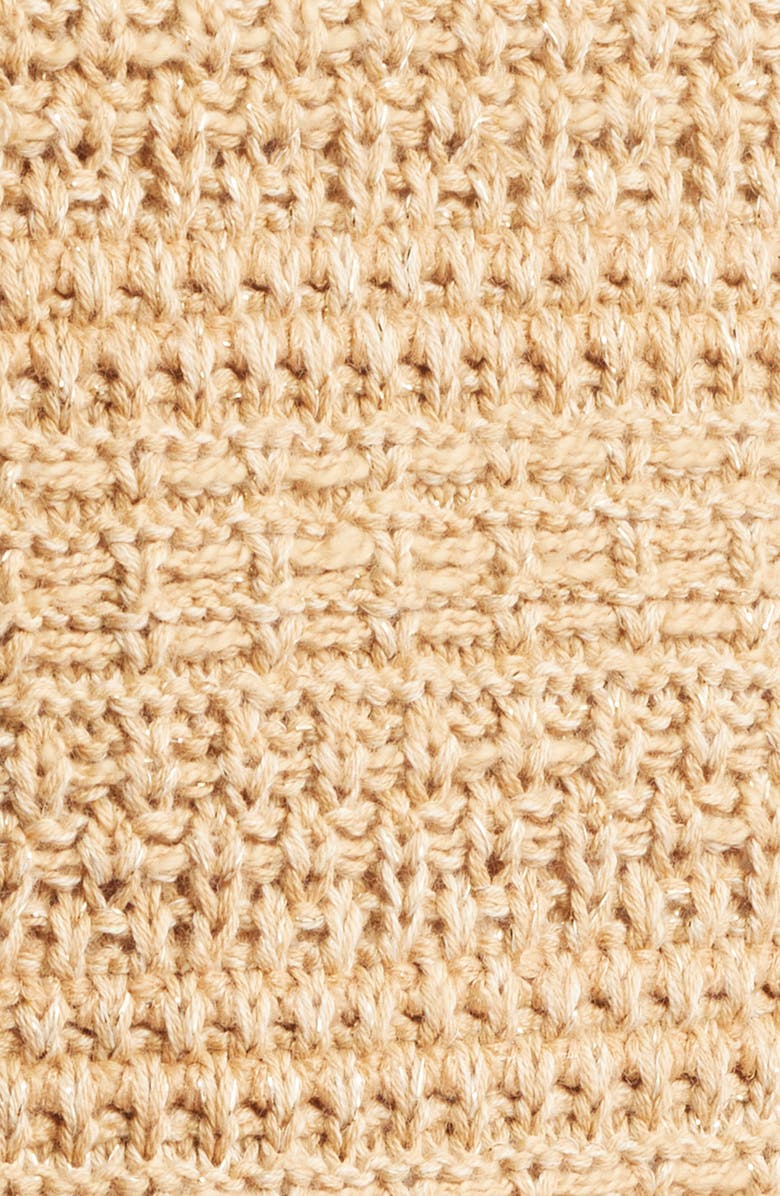 Lilly Pulitzer<sup>®</sup> Rhysa Bow Accent Sweater Dress, Alternate, color, Rattan Metallic Marl