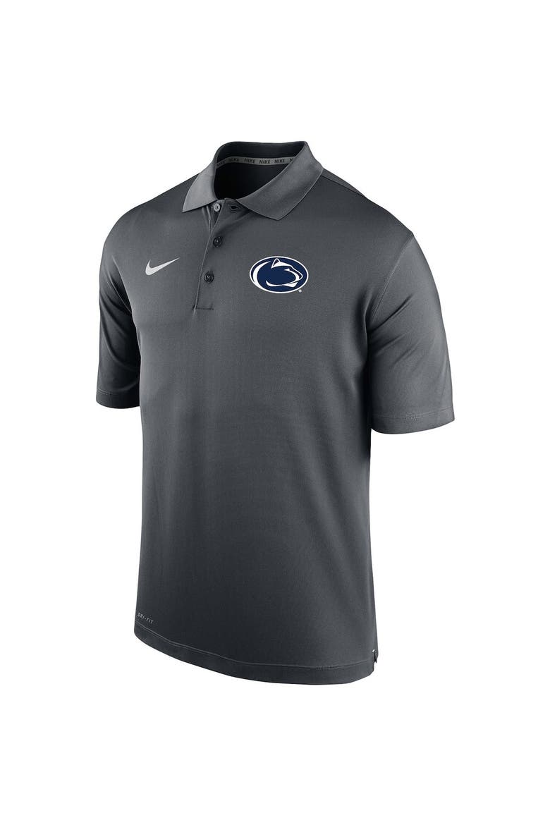 Men's Nike Anthracite Penn State Nittany Lions Big & Tall Primary Logo Varsity Performance Polo, Alternate, color, Anthracite