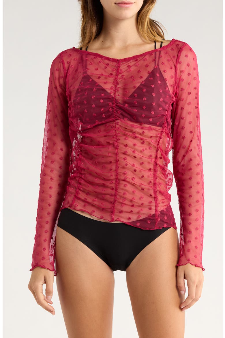 Most Likely Long Sleeve Layering Top, Alternate, color, GLASS ROSES