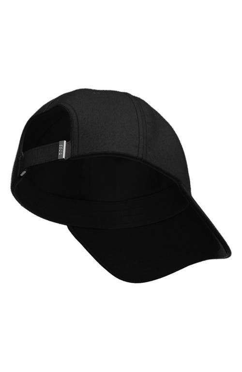 Hugo Boss Boss Derrel Wool Blend Baseball Cap In Black