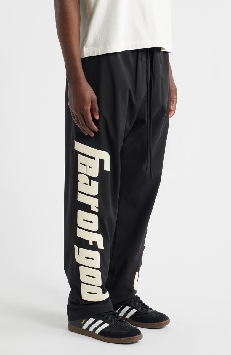 Fear of God Essentials x MLB Relaxed Track Pants, Alternate, color, Black