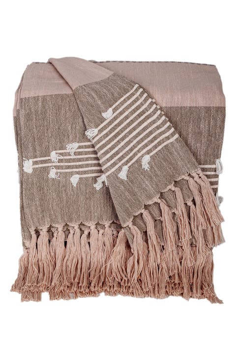 Adonia Fringe Throw Blanket