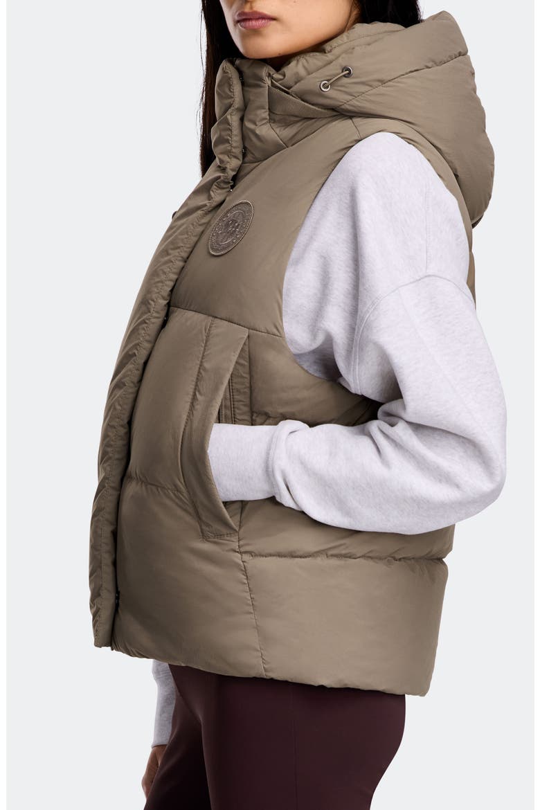 Junction 750 Fill Power Down Puffer Vest, Alternate, color, TAUPE GREY