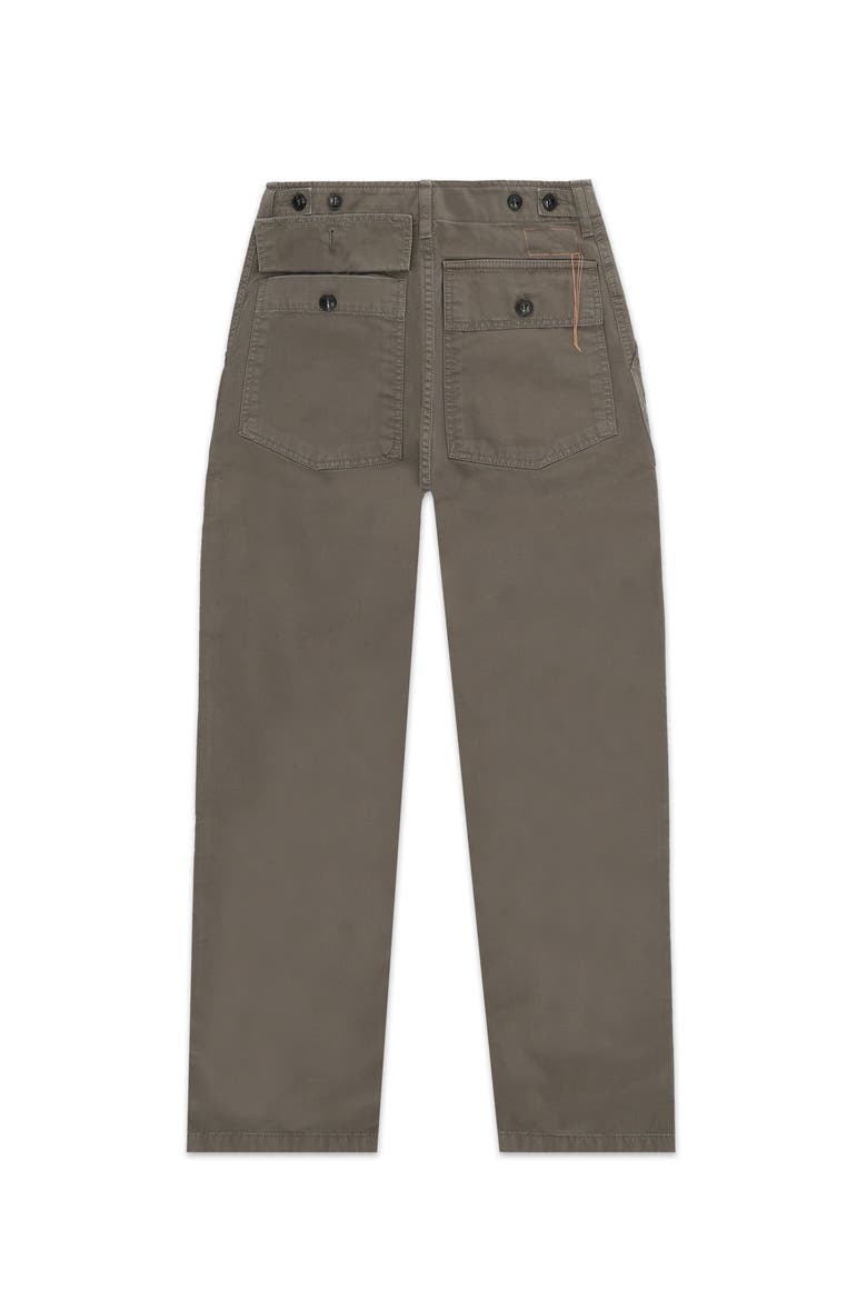 Military Style Vintage Trousers, Alternate, color, Leather