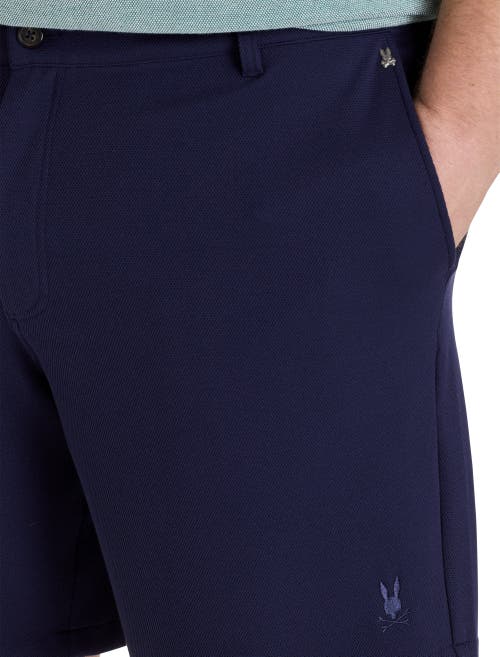 Psycho Bunny Big & Tall Shiro Honeycomb Shorts In Blue