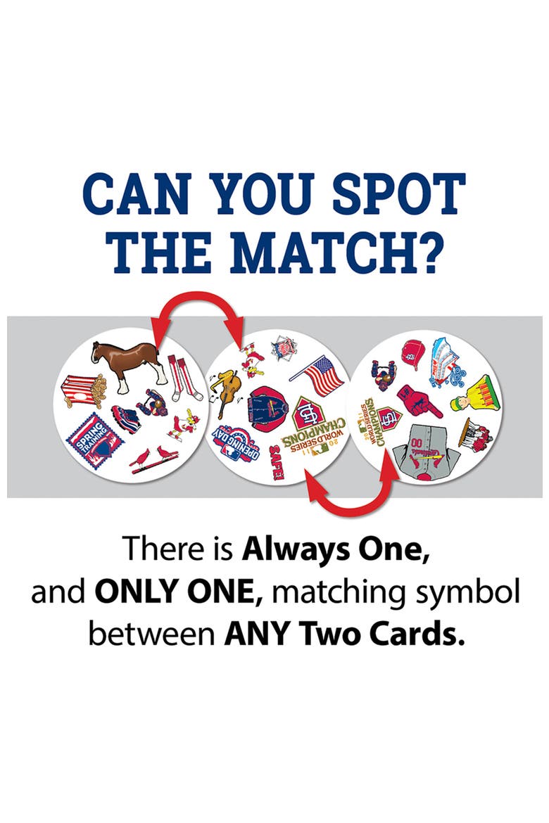 St. Louis Cardinals Spot It! Card Game, Alternate, color, Multicolor