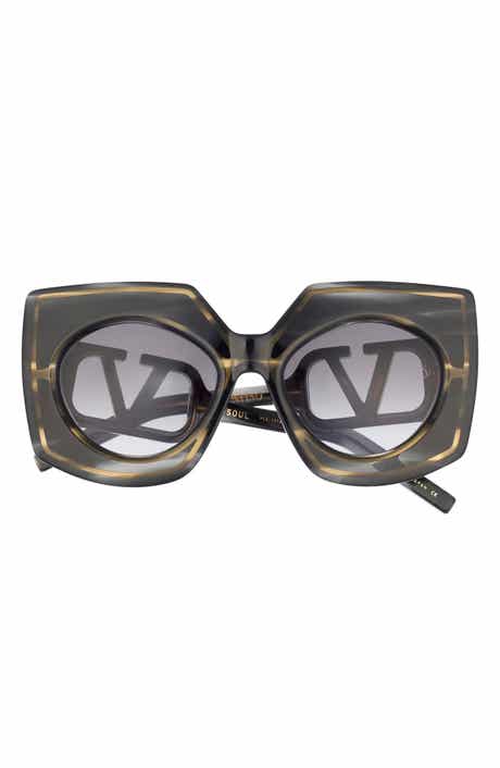 Valentino 53mm Gradient Square Sunglasses