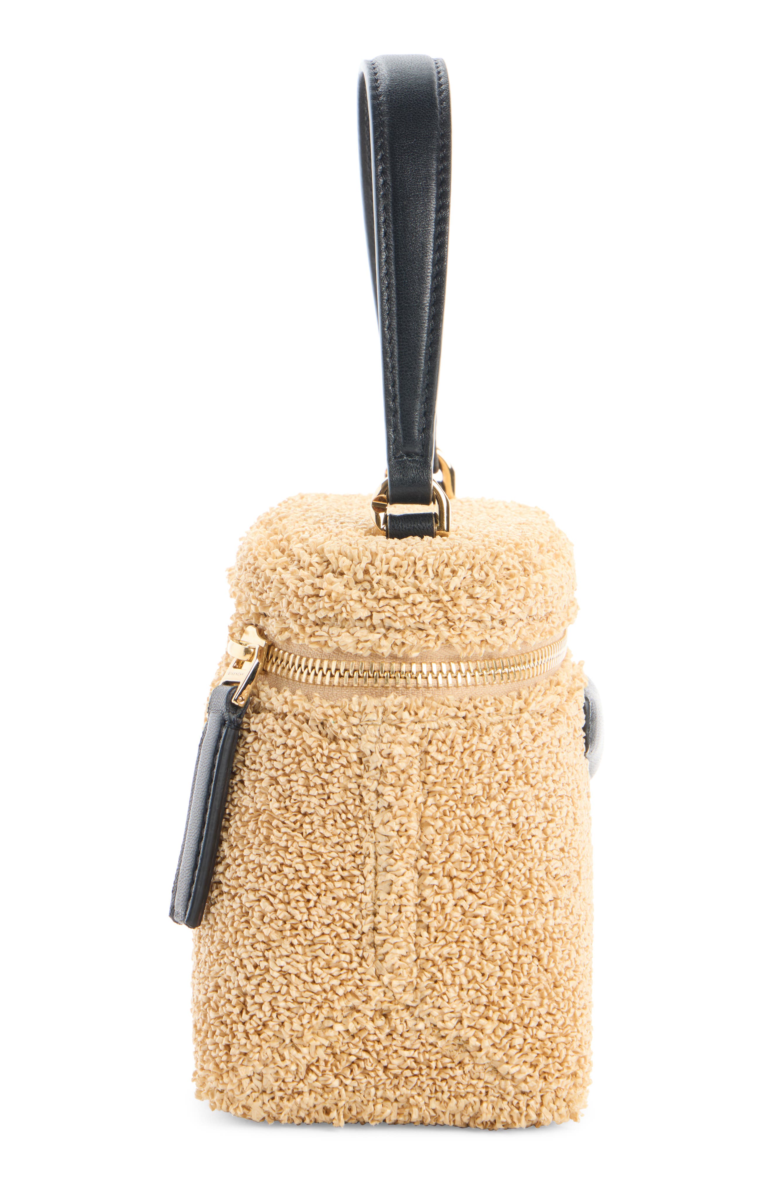 Givenchy Antigona Raffia Vanity Bag, Alternate, color, Natural