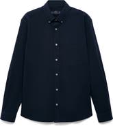 MANGO Regular Fit Button Down Shirt