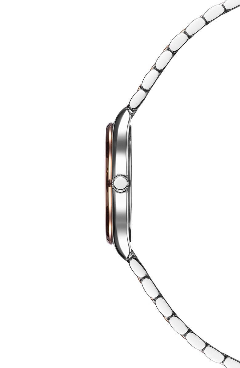 BALMAIN WATCHES Beleganza Diamond Bracelet Watch, 32mm, Alternate, color, Stainless Steel/Rose Gold