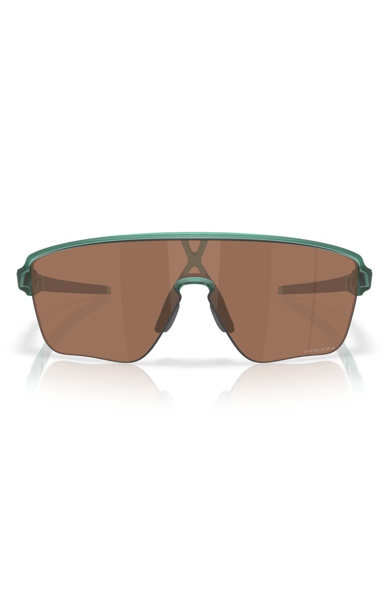 Oakley Corridor SQ 42mm Semi Rimless Prizm<sup>™</sup> Polarized Sunglasses, Main, color, Trans Pacific / Prizm Tungsten