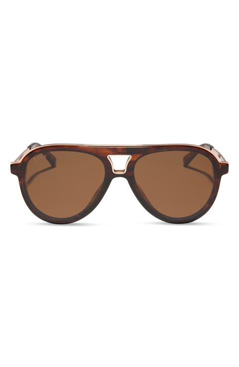 Tosca III 56mm Aviator Sunglasses
