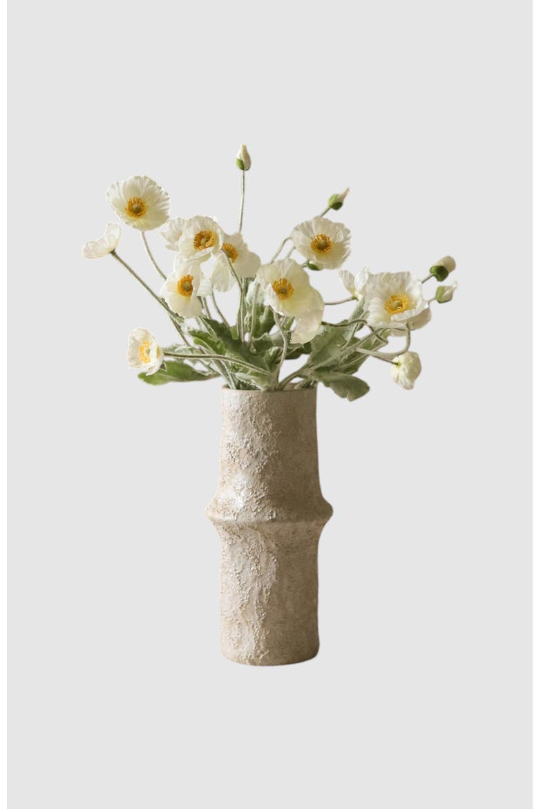 White Poppy Flower, Alternate, color, White