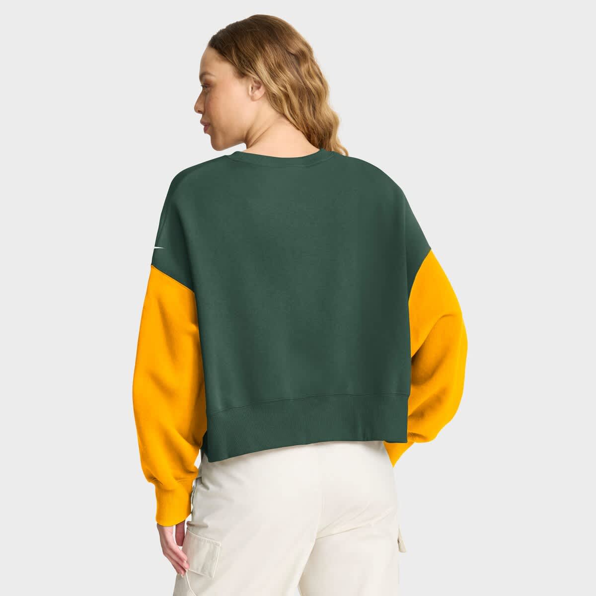 Nike Women's Nike Green Green Bay Packers Oversized Color-Block ...