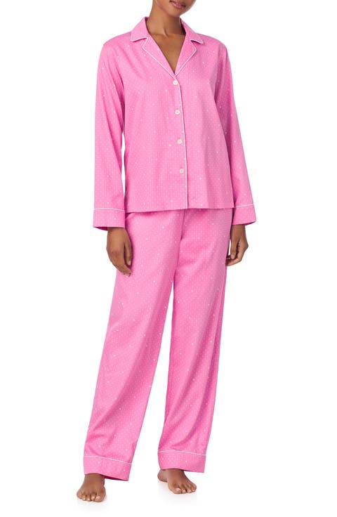 Print Cotton Blend Pajamas