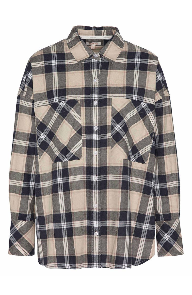 Barbour Larisa Check Flannel Shirt, Alternate, color, 