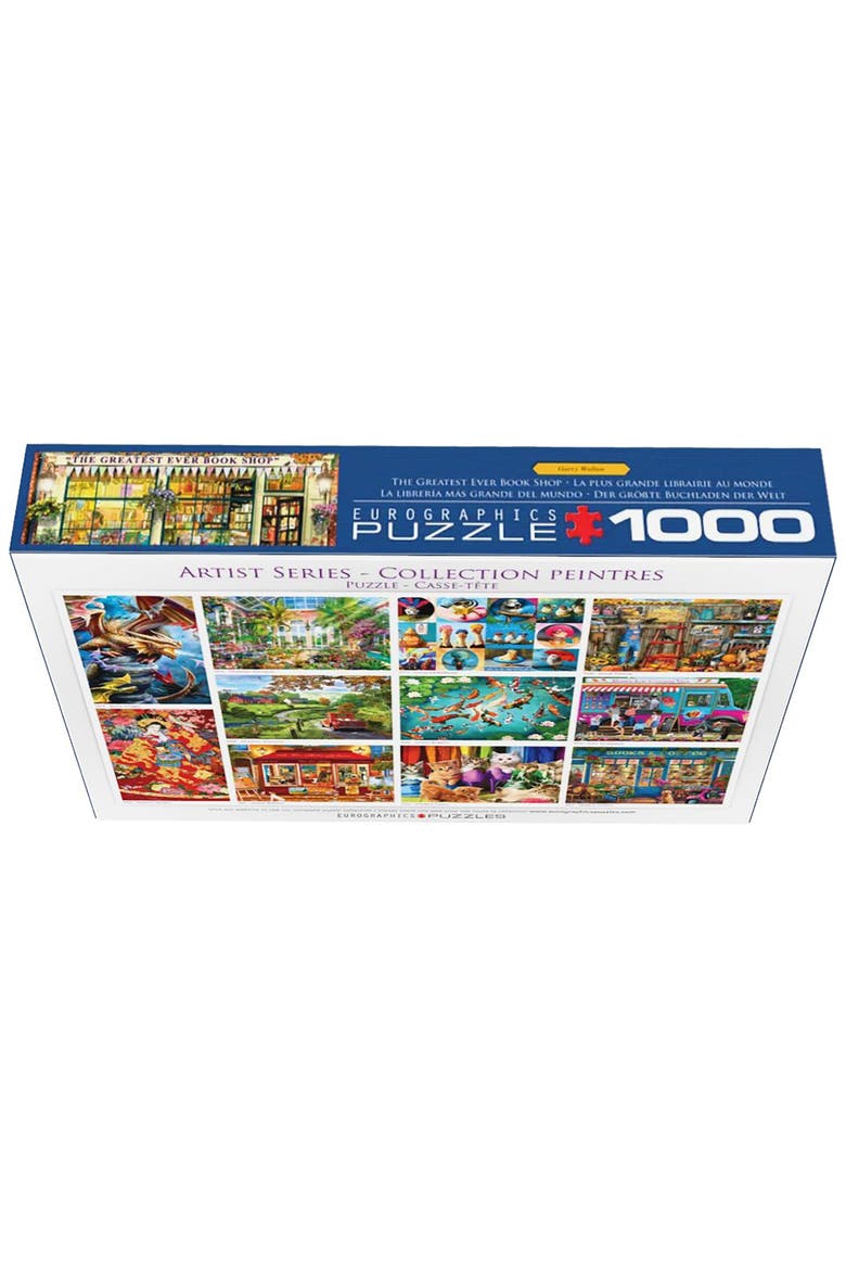 The Greatest Ever Book Shop 1000 Piece Puzzle, Alternate, color, Multicolored