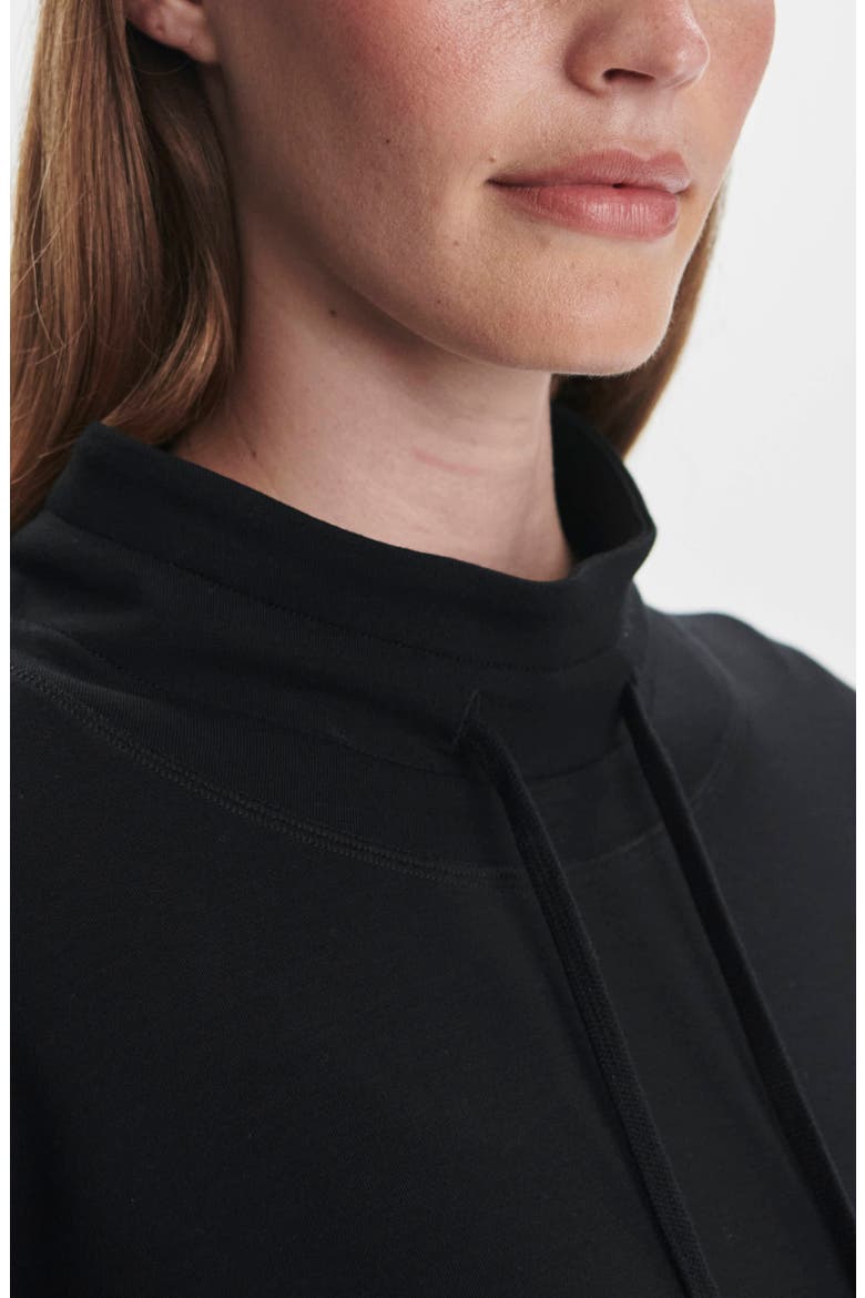 Oakdale Drawstring Sweatshirt, Alternate, color, BLACK