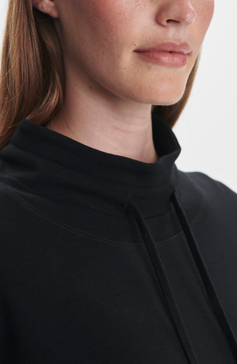 Varley Oakdale Drawstring Sweatshirt, Alternate, color, Black