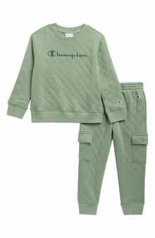 Kids' Quilted Sweatshirt & Joggers Set