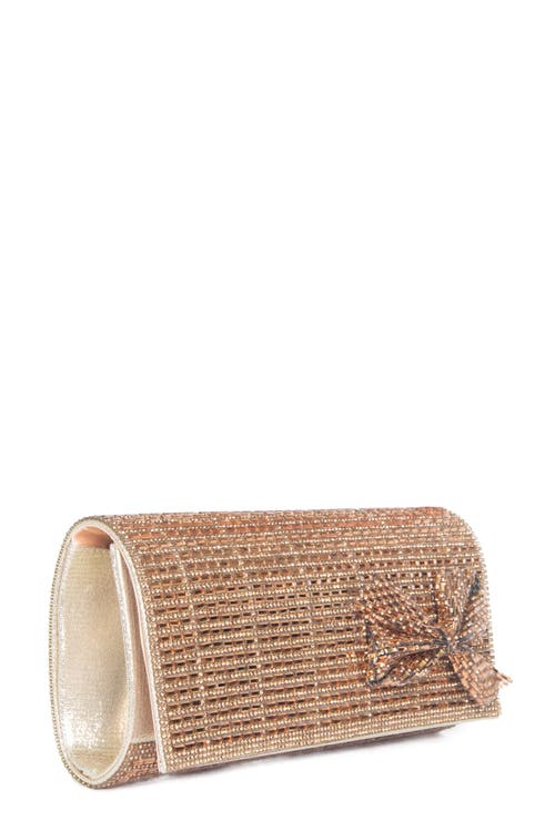 Lauren Lorraine Colleen Clutch In Gold