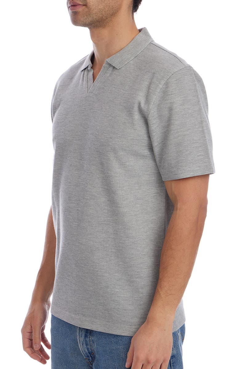 PX Short Sleeve Johnny Collar Polo, Alternate, color, Gray Heather