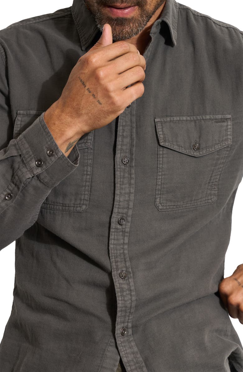 Rowan Leeds Cotton Gauze Short Sleeve Button-Up Shirt, Alternate, color,