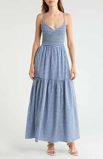 Gingham Maxi Dress