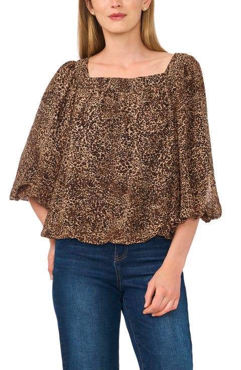 Square Neck Bubble Top