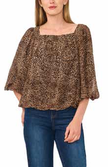 Square Neck Bubble Top