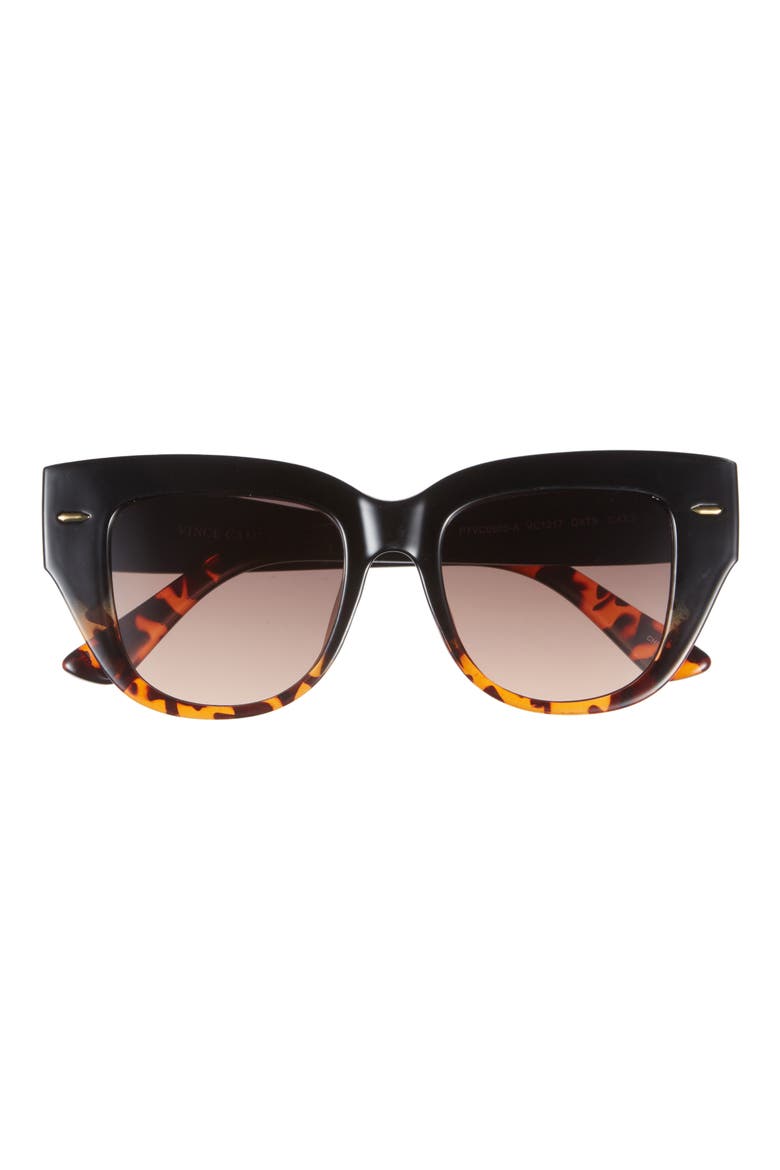 Cat Eye Sunglasses, Main, color, BLACK TORTOISE