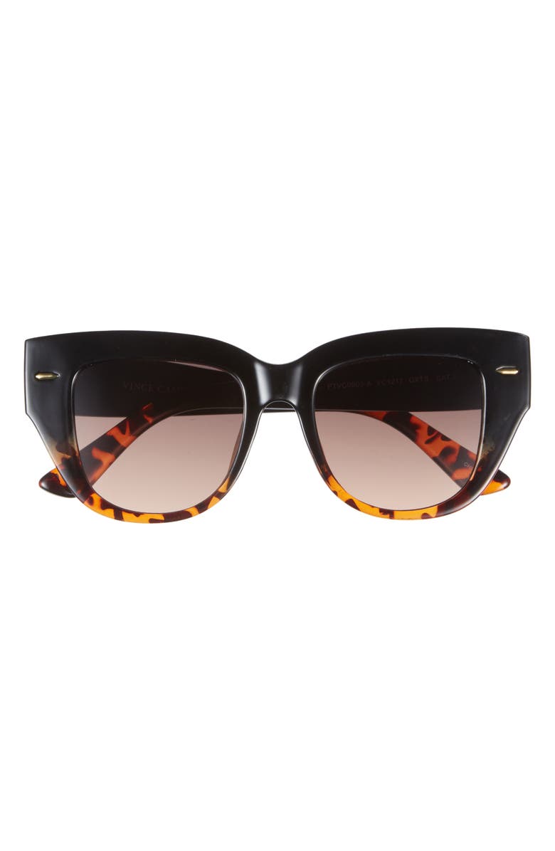 Vince Camuto Cat Eye Sunglasses, Main, color, Black Tortoise