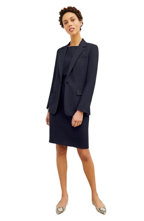 M.m.lafleur Cynthia Italian Wool Twill Dress In Multi