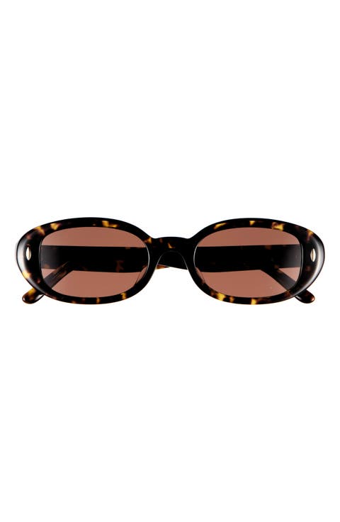52mm Oval Sunglasses