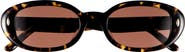 Tory Burch 52mm Oval Sunglasses