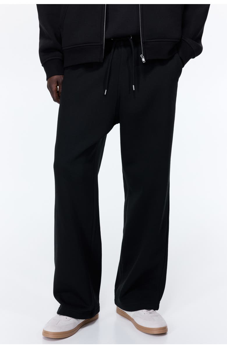 H&M Loose Fit Sweatpants, Alternate, color, Black