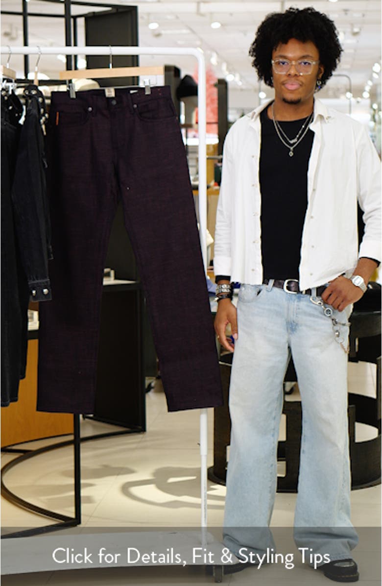 The Hammer Straight Leg 13-Ounce Stretch Selvedge Jeans, sales video thumbnail