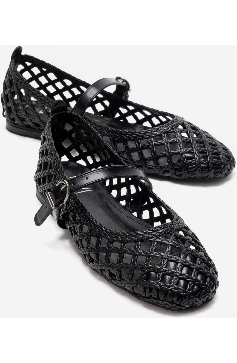 Prologue Shoes Doux Woven Ballet Flat, Main, color, Black