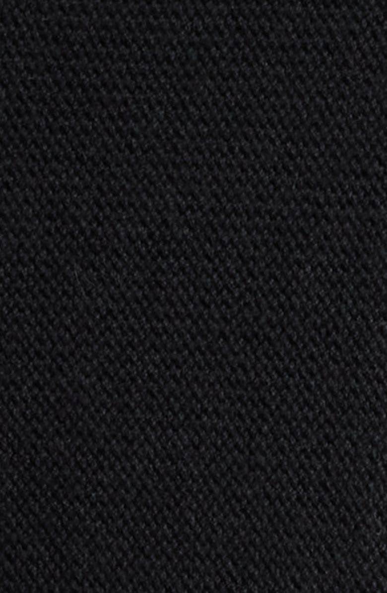 Wax London Ivy Stripe Knit Cotton Camp Shirt, Alternate, color, Black / Multi