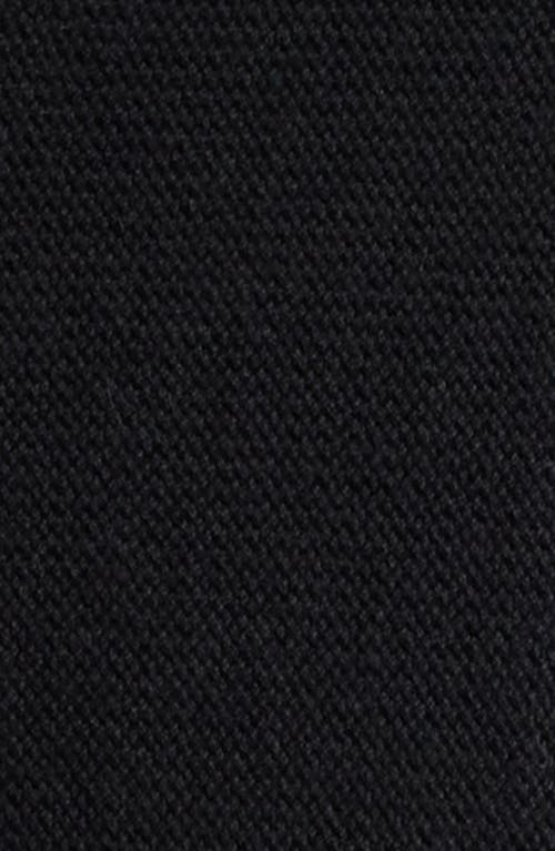 Wax London Ivy Stripe Knit Cotton Camp Shirt In Black